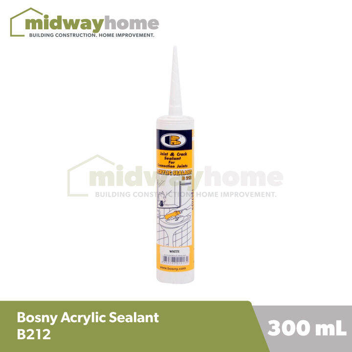 Bosny Acrylic Silicone Sealant B212 300 mL Lazada PH
