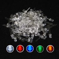 【LZ】✐﹍  500pcs 20Ma F5 5MM Long Lead Transparent Ultra Bright White LED Diode kit pack 5Colors Red White Yellow Green Blue