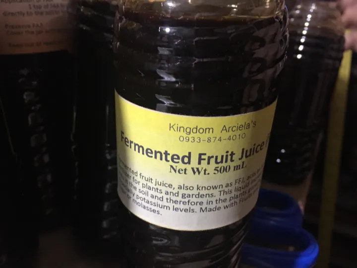 Fermented Fruit Juice 500 mL FFJ Organic Fertilizer for Plants