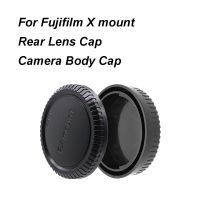 For Fujifilm X mount Lens Rear Cap / Camera Body Cap Plastic Black Lens Cap Cover Set for XT2 XT3 Xt4 XE3 XE4 XS10 XH1 XH2 Xpro3