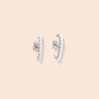 GEMMAPIECE ต่างหูแป้น Pearl Earloop Stud Earring