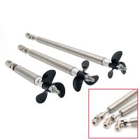 Rc Boat 4mm Boat Shaft Stainless Steel Drive Shaft Three Blades Screw Joint Stainless Steel Shaft Sleeve Prop