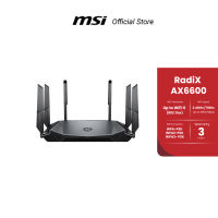 MSI RadiX AX6600 WiFi 6 Tri-Band Gaming Router (เราเตอร์)[Pre-Order จัดส่งภายใน7-15วัน]