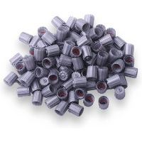 【CW】✆✙  100pcs TPMS Tire Cap Stem with Gasket O-ring Gray Plastic Dust Cover for Car Truck Tyre Accessories