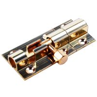 8Pcs 1.5-Inch Long Brass Door Latch Sliding Lock Barrel Bolt Gold Door Hardware Locks Metal film resistance