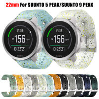 สายนาฬิกาซิลิโคนใสเดิม22มม. สำหรับ Suunto 5สายรัดข้อมือกีฬา Samrwatch สำหรับ Suunto 9สายรัดข้อมือ