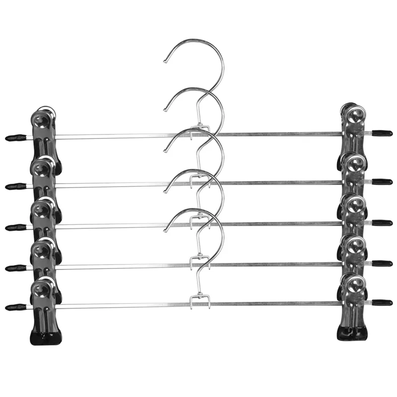 Hangers Hangers With Clips 20 Pack Metal Trouser Clip Hangers For Space  Saving, Ultra Thin Rust Re