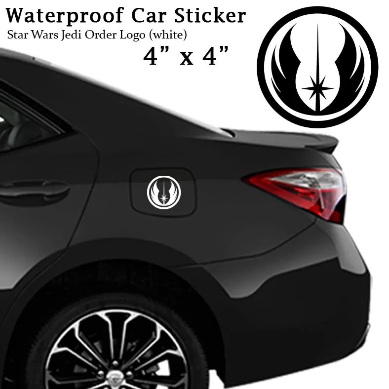 Star Wars Car Sticker Jedi Order Vinyl Waterproof White | Lazada Ph