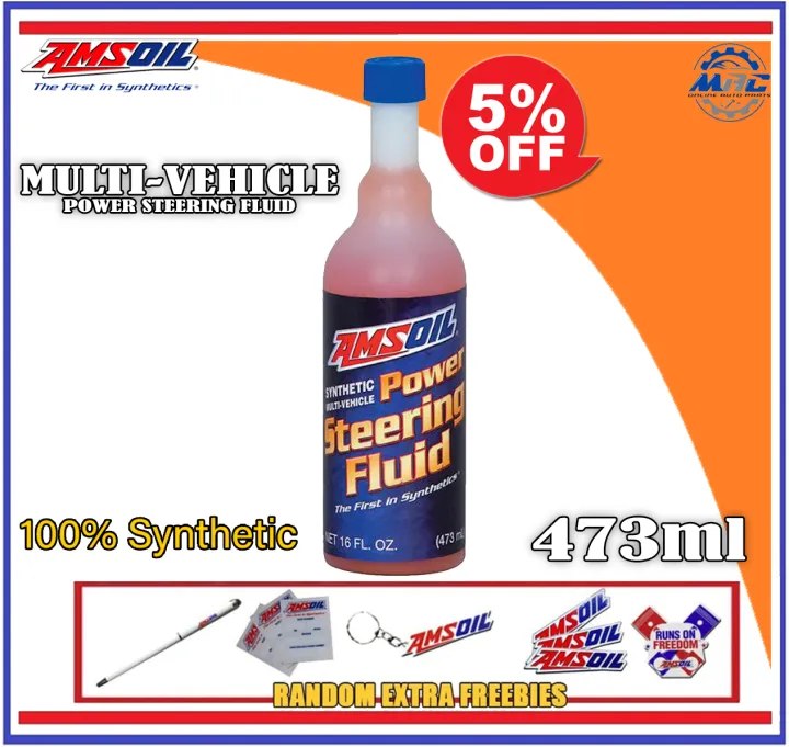AMSOIL MultiVehicle Synthetic Power Steering Fluid 16oz 473ml Lazada PH