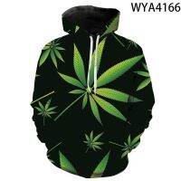 2020 New Weed leaf Hoodies 3D Printed New Men Women Children Fashion Sweatshirts Hooded Boy Girl Kids Pullover Streetwear Tops