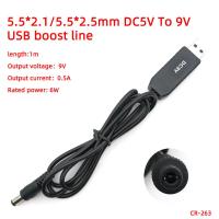 【】 xblftn สายแปลง USB DC ไป DC ปลั๊กอะแดปเตอร์แปลง USB โมดูลติดตั้ง9V 12V ขนาด3.5*1.35มม. 4.0*1.7มม. 5.5*2.1มม.