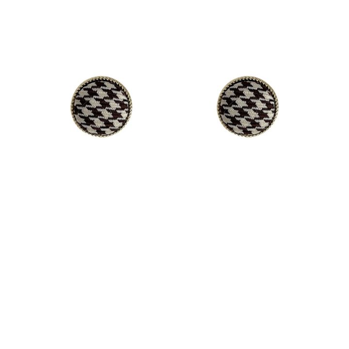 cod-houndstooth-very-good-earrings-925-silver-needle-plated-14k-round-geometric-fabric-live