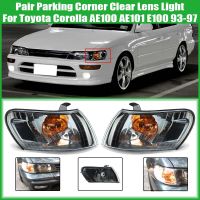 Pair Car Front Corner Lamp Lights Fit for Toyota Corolla AE100 E100 AE101 1993 1994 1995 1996 1997 Signal Lamp No wire harness