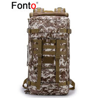 Fonto 50L Outdoor Backpack Military Molle Tactical Bag Rucksack Hiking Camping Camouflage Water Resistant Sport Bags