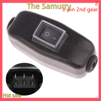 Samurry ✨Hot Sale✨ Car สวิตช์ไฟ LED แบบอินไลน์10A AC250V 2-PIN 3-Pin แบบเรือสีดำชนิดเปิด ปิดกันน้ำได้อย่างเป็นนวัตกรรมและใช้ได้จริง