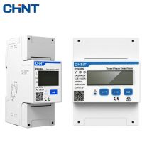 CHINT เครื่องวัด DTSU666 DDSU666มัลติฟังก์ชั่นสามารถตั้งโปรแกรมได้ V,A,W,KWH,VAR, MODBUS RS485มิเตอร์วัดพลังงานไฟฟ้าตัวแปลงแสงอาทิตย์ PV