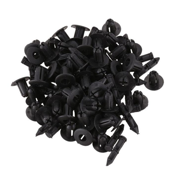 6mm X 12mm Plastic Rivets Car Push Clips 50 Pcs Th 