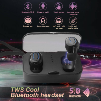 Ti8s TWS Mini Wireless Bluetooth 5.0 หูฟังสเตอริโอ ไร้สาย หูฟัง หูฟังฟิตเนส พร้อมชาร์จCase