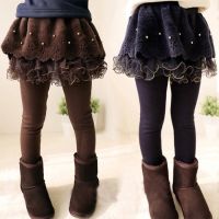 ☁ஐ Thick Leggings Lace Skirt Legging Kids Cotton Cotton Winter Girl Leggings - New - Aliexpress