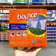 Giấy thơm quần áo, làm mềm vải Bounce của Mỹ hộp 160 tờ