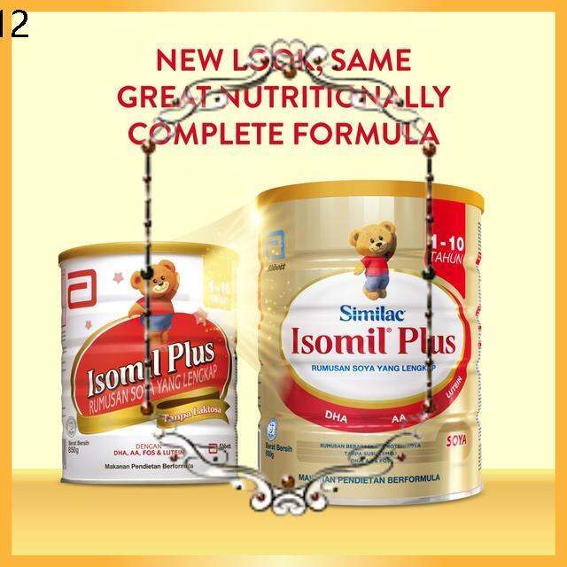 nutrition Isomil Plus Soy Foula for Milk Protein Allergy 1 to 10 yo Tin