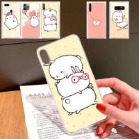 อ่อนนุ่ม TPU เคสโทรศัพท์ หรับ Samsung M02S F02S A02S A12 A02 M02 A51 A72 A21S Ultra A42 10 A52S A32 A52 A22 A11 A01 Note 20 A71 Plus Lite Protective เคสโทรศัพท์ Lb150 Molang