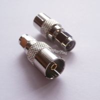 1Pcs Adapter IEC PAL DVB-T TV Female Buchse Jack To SMA Connector Stecker Plug Male F/M Electrical Connectors