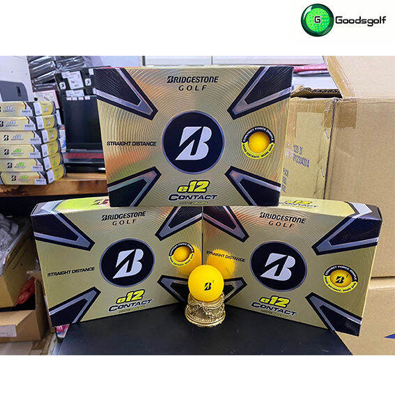 ลูกกอล์ฟ-bridgestone-e12-contact-2023-ซื้อ2แถม1