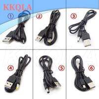 QKKQLA USB type A Male to DC 3.5 1.35 4.0 1.7 5.5 2.1 5.5 2.5mm male plug extension power cord supply Jack cable connector