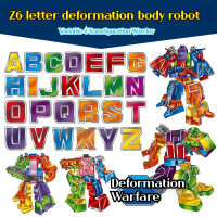 หุ่นยนต์แปลงร่างการศึกษาของเด็กสัญลักษณ์ตัวอักษรและตัวเลขที่สร้างสรรค์หุ่นยนต์เปลี่ยนรูปได้พอดีกับพ่อแม่-ลูกของเล่นแบบโต้ตอบห้องเรียนของเด็กของเล่นเรียนรู้