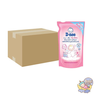 [ยกลัง 12 ถุง] D-nee น้ำยาปรับผ้านุ่มเด็ก นิวบอร์น Happy Baby 550 มล.