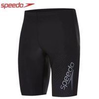 2023ใหม่ Speedo กางเกงว่ายน้ำห้าจุดการฝึกอบรมระดับมืออาชีพป้องกันคลอรีนแห้งเร็วขนาดใหญ่นักมวยชายชุดว่ายน้ำกระชับกางเกงว่ายน้ำนำเข้าของแท้