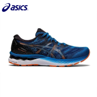 2023 Asics Gel-Nimbus N23สำหรับทั้งหญิงและชายมาราธอนแพลทินัมนักรบดำรองเท้าวิ่งกันกระแทกระบายอากาศได้