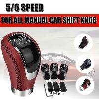 【DT】 hot  Universal 5/6 Speed Gear Shift Knob Shifter Lever Handle Stick PU Leather Auto Accessories For All Manual Car