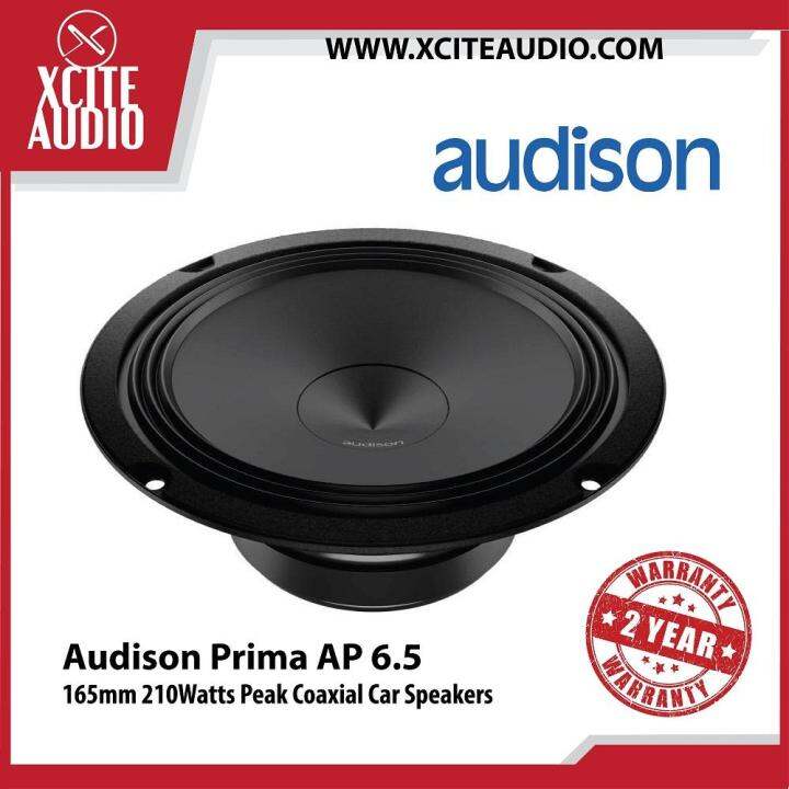 Audison Prima AP 6.5 6.5Inch (165mm) 70w RMS, 210Watts, Peak