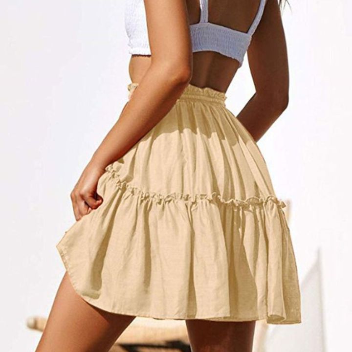cc-jocoo-jolee-short-skirts-ruffled-skirt-with-sashes-boho-pleated-a-beach-wear