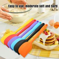 Baking Spatula Silicone Cream Scraper Cream Heat-Resistant Utensils Baking Cake Brush Tools For Cooking Dough Scrape Accessories