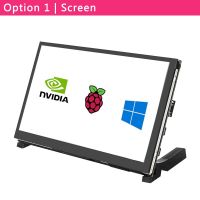 7 Inch IPS HD LCD Capacitive Touch Screen 1024x600 Display+ 2 Speakers for Raspberry Pi 4 Model B/3B+/3B Jetson Nano PC