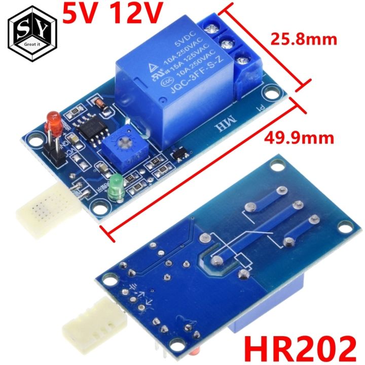 cw-1pcs-hr202-5v-12v-1-channal-1ch-humidity-sensor-relay-module-board