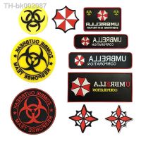 ■ 3D PVC Biohazard Badge Zombie Outbreak Emblem USS Rubber Patch Umbrella Corp Strip Logo Hook Loop Tactical Stickers for Backpack