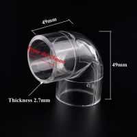 1 ~ 5ชิ้นท่อ16 ~ 32มิลลิเมตรอคลิลิคตู้ปลาพิพิธภัณฑ์สัตว์น้ำข้อต่อข้อศอก90 ° อุปกรณ์จ่ายน้ำ Pmma ท่อแข็งลูกแก้ว