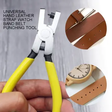 Belt Hole Puncher for Leather Saddle Watch Strap Shoe Plastic