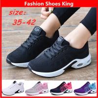 COD DSFGERTGYERE Ready Stock Women Shoes Sports Casual Sneakers Shoes Fashion Breathable Flat Shoes Kasut Sukan Wanita 35-42