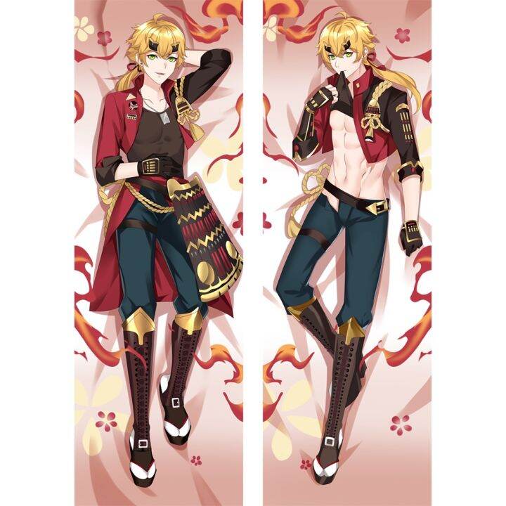 ปลอกหมอน-ลายเกม-genshin-impact-thoma-dakimakura-ขนาด-60x180-ซม-สําหรับห้องนอน