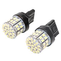 T20ไฟแสดงไฟเบรค Led รถยนต์7443 7440 2ชิ้น W21/5W 1206 50SMD ไฟแสดงทิศทางรถ12V