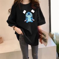 [AMYGO] 2023 Plus Size T Shirt Big Size Loose Tshirt Women Plus Size Baju Lengan Printing Pendek Student Tshirt Woman Tops Girls Student Korean Style Ladies Kurung Moden