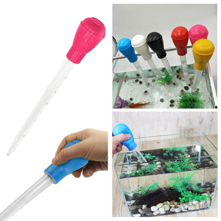 30/50ml Aquarium Cleaner Pump Pipette Tank Siphon Pump Water Changer ...