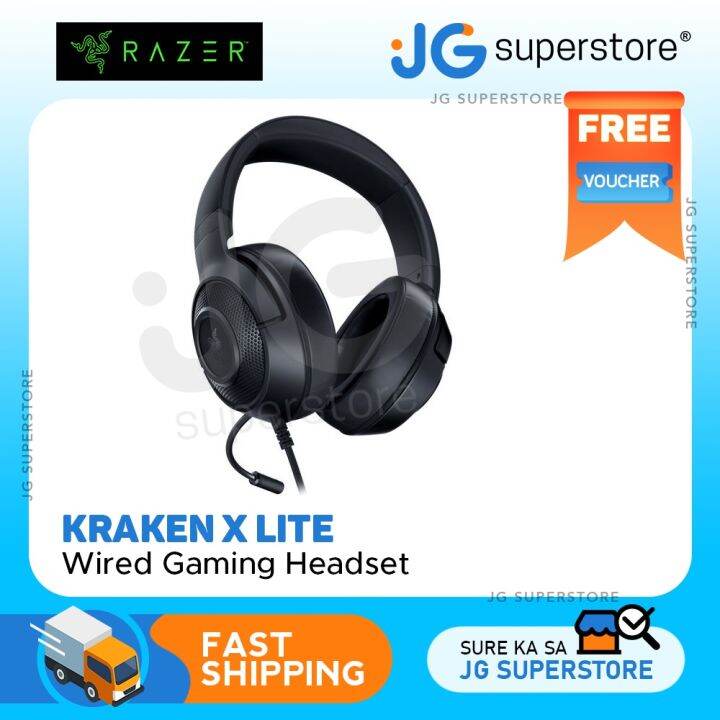 【READY STOCK】 Razer Kraken X Lite Ultralight Gaming Headset with 7.1