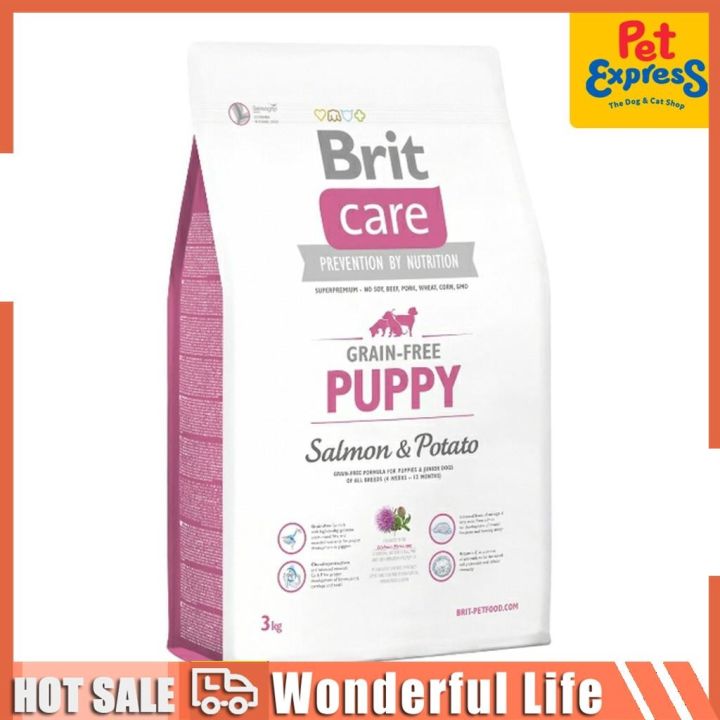 Brit care puppy grain store free salmon & potato