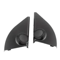 Car Door Panel Audio Horn Cover Tweeter Triangular Speaker Loudspeaker Cover Trim for 2014-2018